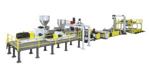 Quality Twin Screw Dry-free Vented PET Sheet Production Line wholesale