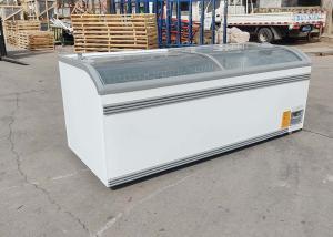 Quality Supermart Island Chest Display Freezers 2.5 Meters R290 Static Cooling wholesale