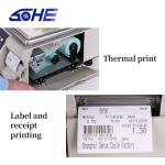 Customized OBM Support Supermarket Cash Register Scale with Barcode Label