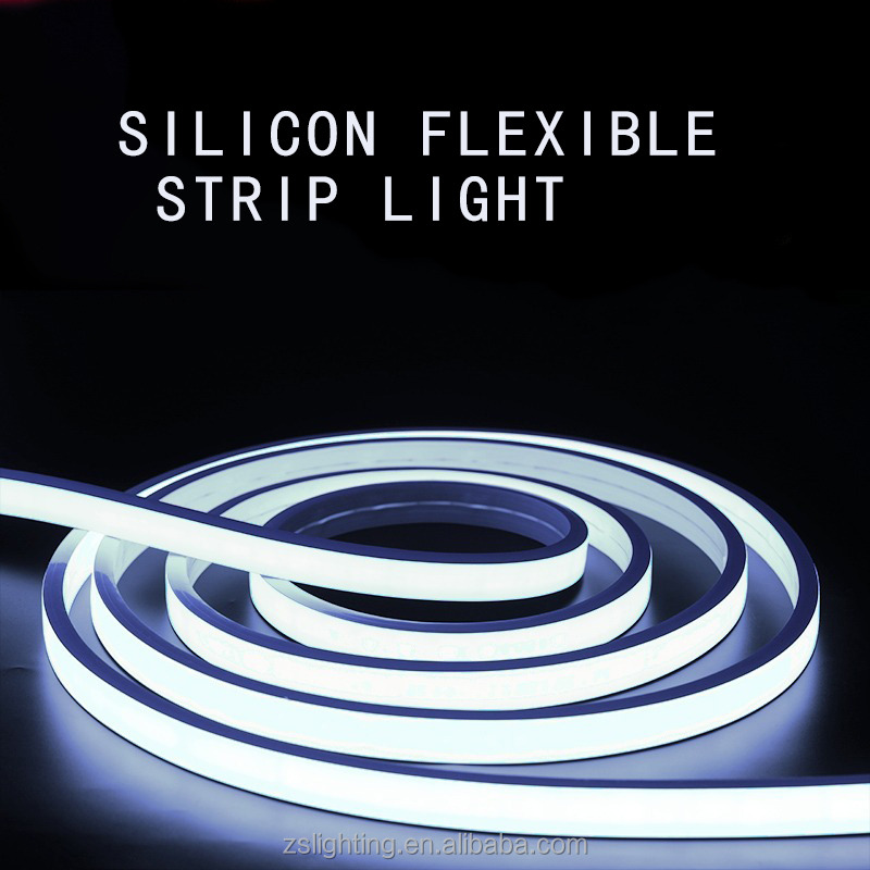16.5FT / 5 Meter Spotless Silicone LED Channel System Recessed Flexible Tube With Milky White Cover Wider Track For 12mm Waterproof LED Strip Light