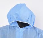 Chemical Industrial Workers Clothing Taped Seam Microporous Coverall with 3