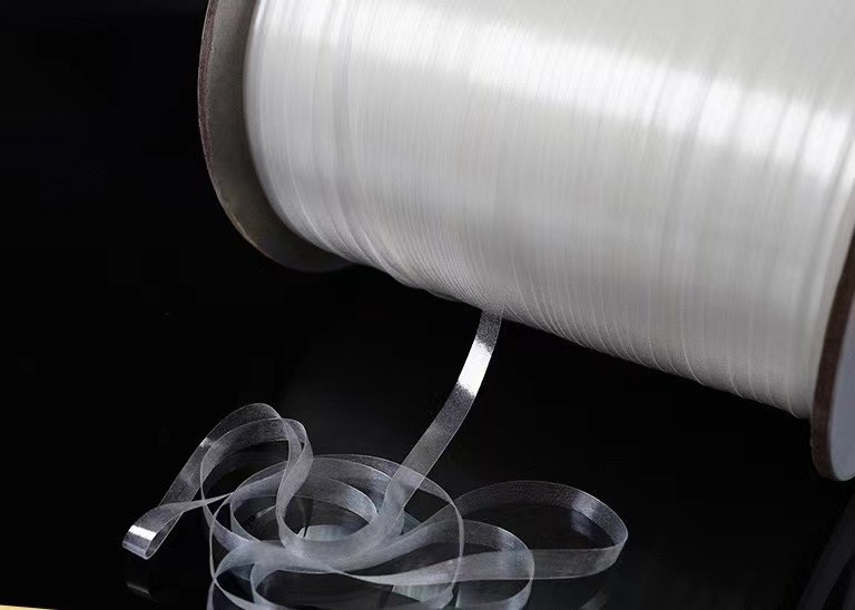 5012 Elastic Natural Color TPU Mobilon Tape Dull Polish TPU Tape Black TPU Yarn Elastic TPU Filament Yarn
