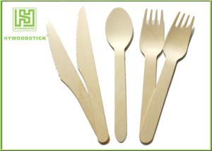 Quality Biodegradable Eco Friendly Disposable Tableware Wooden Cultery Set Spoon Fork Knife wholesale