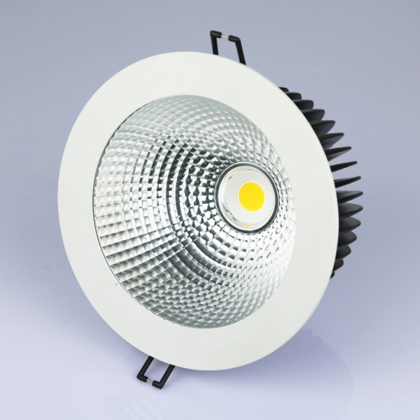 High CRI IP44 Fixed 15W COB LED Downlight 1800LM 0 - 10V Dimmable / Dali Dimmable
