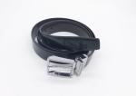 Brown / Black Reversible Zinc Alloy Buckle Belt Men's Genuine Leather Belt 3.3m