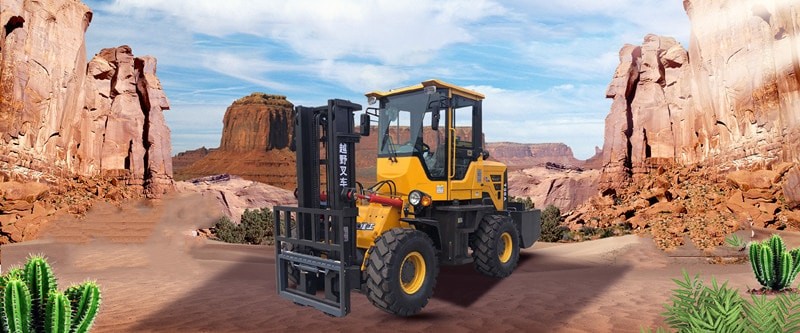 Wholesale forklift 6ton all terrain forklift for construction forklift price