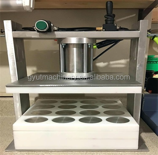 Effortlessly Make Bubble Scoop Shower Steamers with 16piece Molds and Pneumatic Press