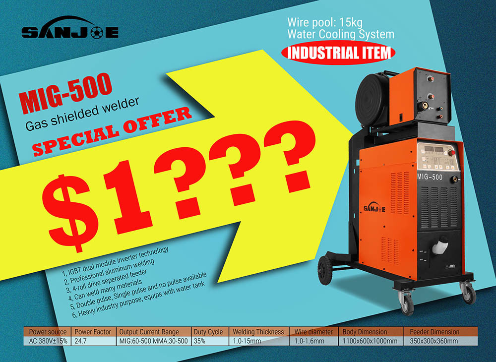Digital Aluminium Pulse Mig Welder , IGBT Mig Welding Machine With 15kg Wire Spool