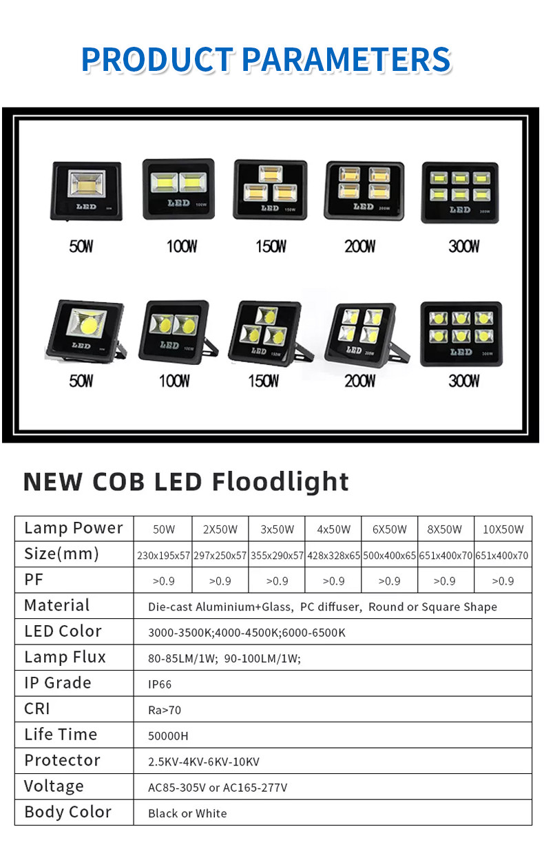 300W AC Led Flood Light For Football Field Cricket Ground Basketball Court