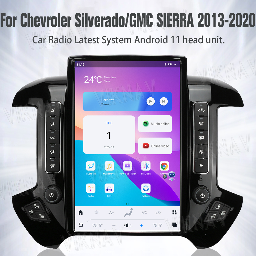 Multimedia Android Car Head Unit For Chevroler Silverado / GMC SIERRA 2013-2020