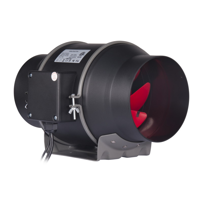 6 Inch 100~240V Blower Duct Fan with EC Motor WiFi Smart App Hydroponic Inline Duct Fan