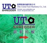 high efficiency fishing net shredder, plastic fishing net crusher, plastic