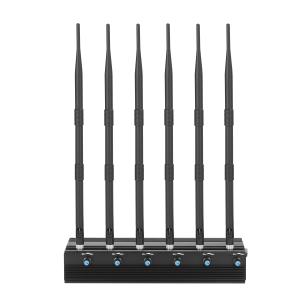 Quality Adjustable 6 Antennas 15W High Power Cell phone &amp; RF Jammer (315MHz/433/868MHz) wholesale