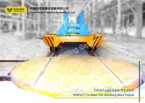 Quality Steel Industry Material Handling Turntable Rail Trolley Truck Turned Turnplate wholesale