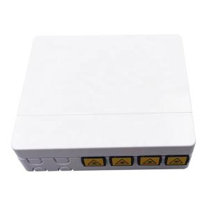 Quality 4 Port SC LC FTTH Mini Fiber Optic Termination Box Face Plate wholesale