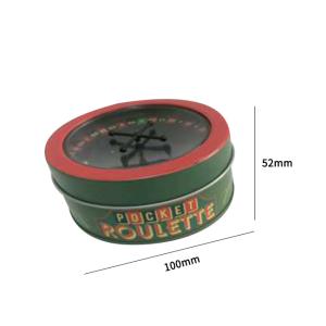 Quality Mini Pocket Tin Cans Packaging Metal Tins With Lids CMYK 4C Printing Logo wholesale