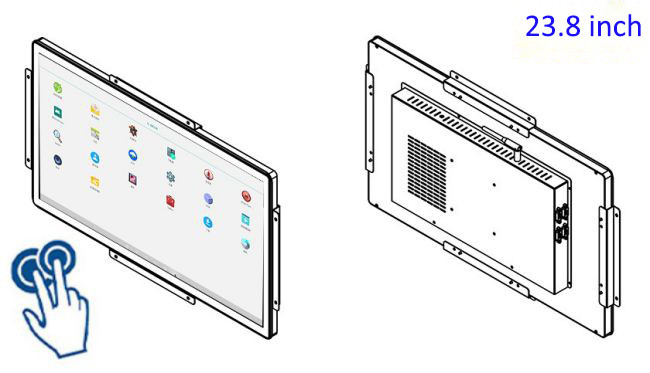 23.8-Inch Android All-in-One Solution for Smart Factory Interfaces, Retail Advertising Displays, Educational Systems, and Digital Signage