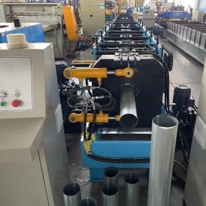 Quality 19 Stand Gutter Downspout Roll Forming Machine 7.5KW For Galvanized Steel Coils wholesale