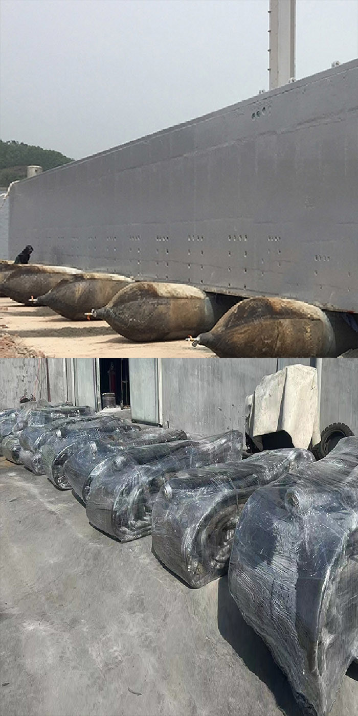Airbag Launching Ship Rubber Inflatable Lifting Marine Airbags For Boat Vessel