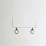 Modern Led Glass Pendant Lamp for Bar Living room Bai Chandelier(WH-MI-203)