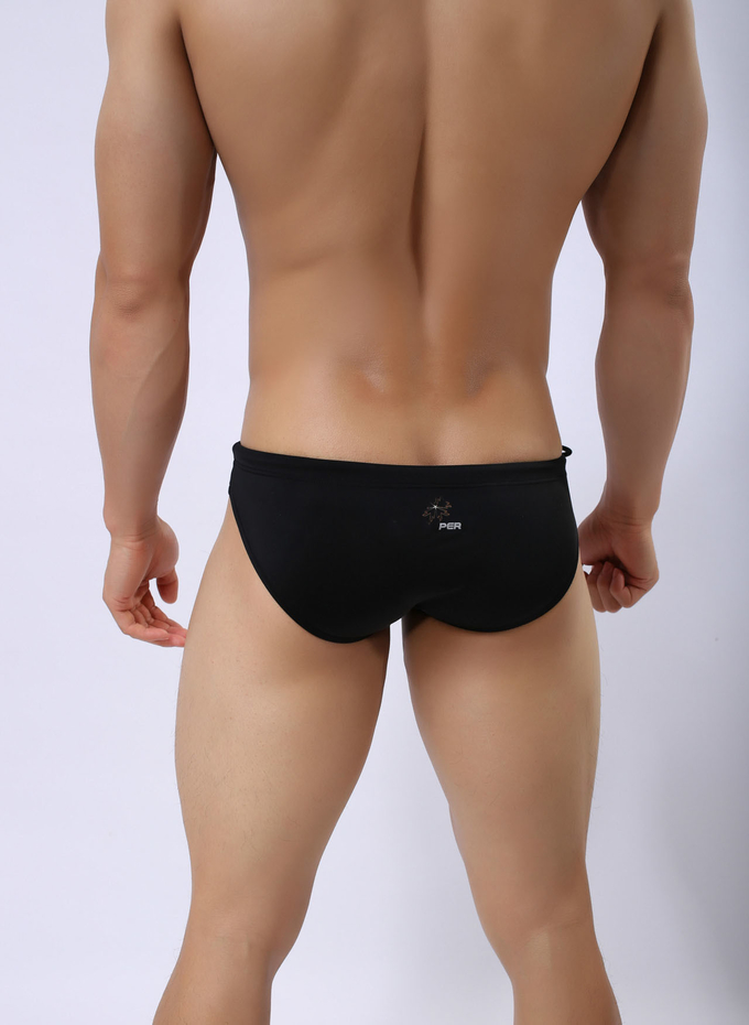 Surfing Swimming Boxer Shorts Underwear Low Rise Mens Sexy Undies Swimwear Drawstring Closure