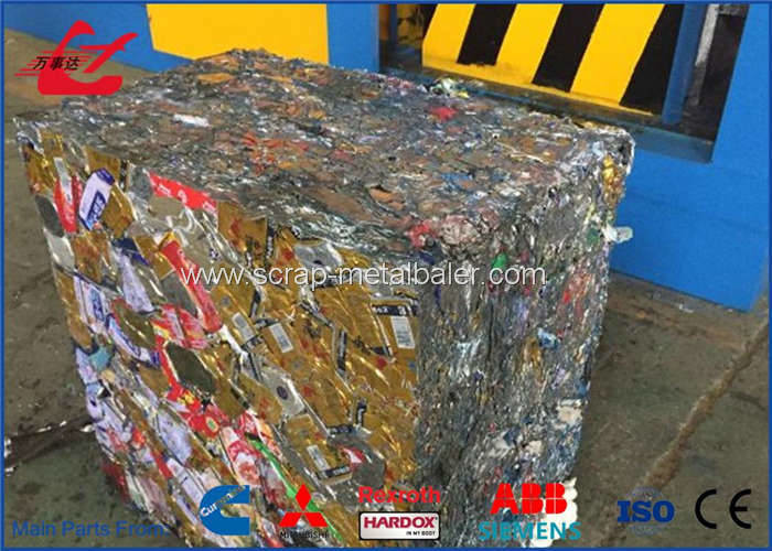 Customized PLC Control Hydraulic Metal Baler Machine Round Packing Block Or Square Bale