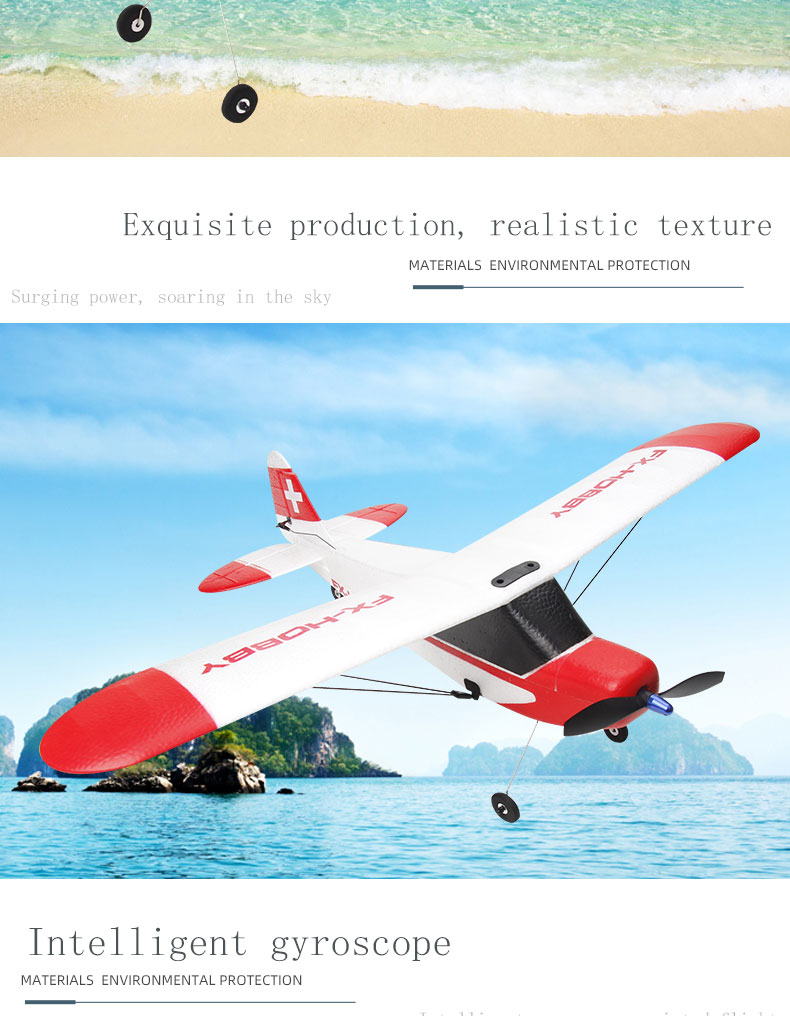 Ready-to-Go 172 2.4g 3ch 6g Gyro Brushless Aerobatic Radio Control Hobby Airplane Rc Trainer Aircraft Flight Stabilisation