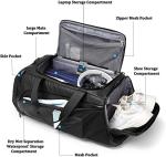 Waterproof Sports Duffle Bags Travel Weekender Overnight Bag With Shoe