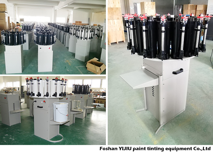 Semi Automatic paint Fluid Management Colorant Dispenser With POM Plastic Canister