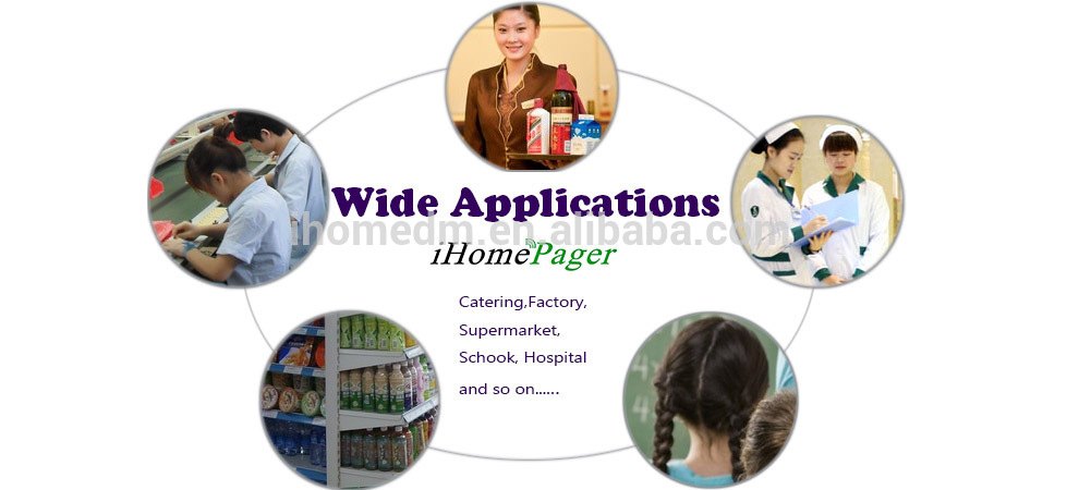 High Quality wireless restaurant coaster queue paging system for guest