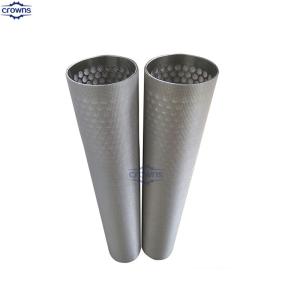 China 304 stainless steel wedge wire wound filter screen lubricating oil grinder screen on sale