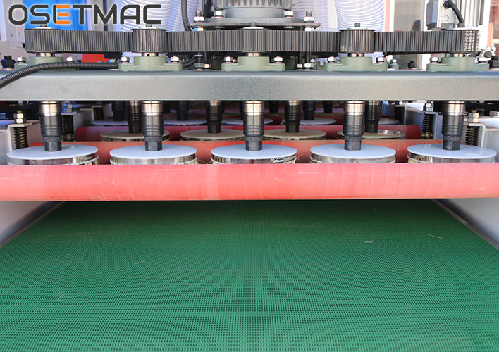DT1000-6S OSETMAC Woodworking Sanding Machine for MDF Door Finishing and Refinishing