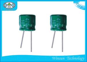 Quality Radial Aluminum Electrolytic Capacitor High Frequency 47uf 16v Capacitor wholesale