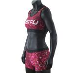 Anti - Static Cheer Dance Clothes Bra And Shorts Uniform For Female