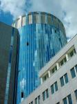 Powder Coated Aluminium Curtain Wall Manufacturers 3D Design For Enhanced