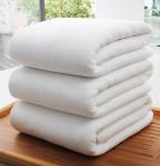 5 Star Hotel 32S Satin 100% Cotton Bath Towel 70*150cm, 600g for wholesale, logo