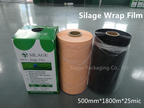Professional Factory,Silage Wrap Film for EU,100% LLDPE,250/500/750mm,Individual
