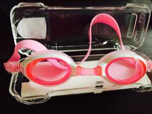 Quality Swiming glasses UV Shield Anti-fog for children pink wholesale