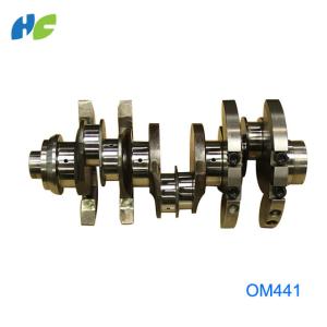 China CNC machining diesel engine parts auto spare parts OM441 crankshaft on sale