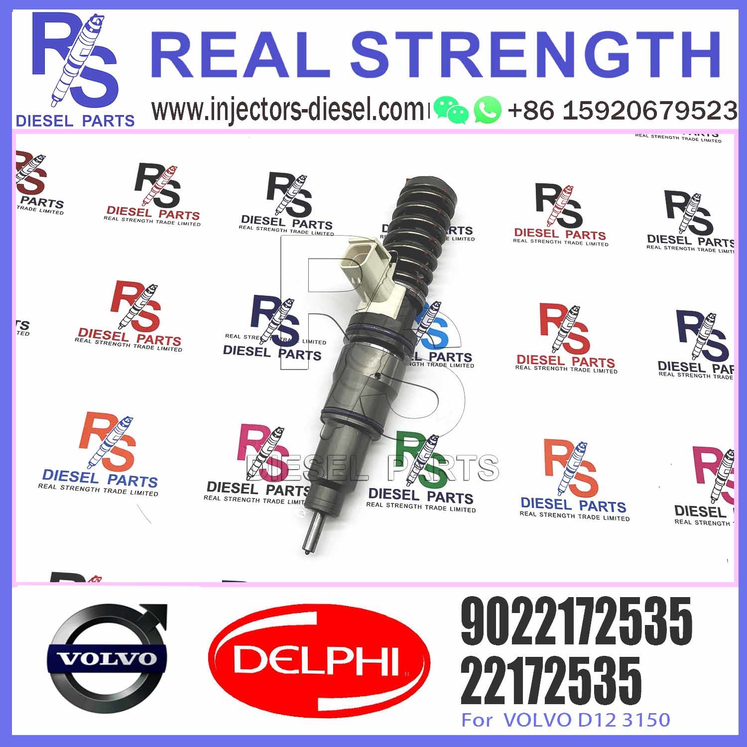 New Common Rail Diesel Fuel Injector 22172535 BEBE4D34101 9022172535 for Engine Parts