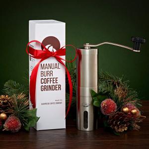 Quality Silver 190mm 100ml 304 Stainless Steel Manual Coffee Grinder wholesale