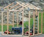 Easy Frame Kit 2x4 for Any Length Storage Barn Shed Garage Playhouse 96 x 84 x