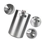 4 Litre Double Wall Insulated Mini Keg , 304 Stainless Steel Beer Keg
