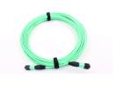 MPO Fiber Optic Cable Patch Cord 50 / 125 OM3 12C for High Speed Data Center