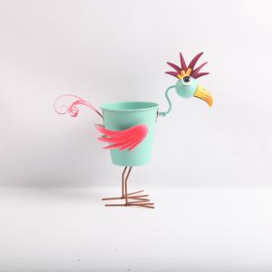Quality Low Maintenance and Weatherproof Metal animal flower pot stand Garden Sculptures for Outdoor Elegance wholesale