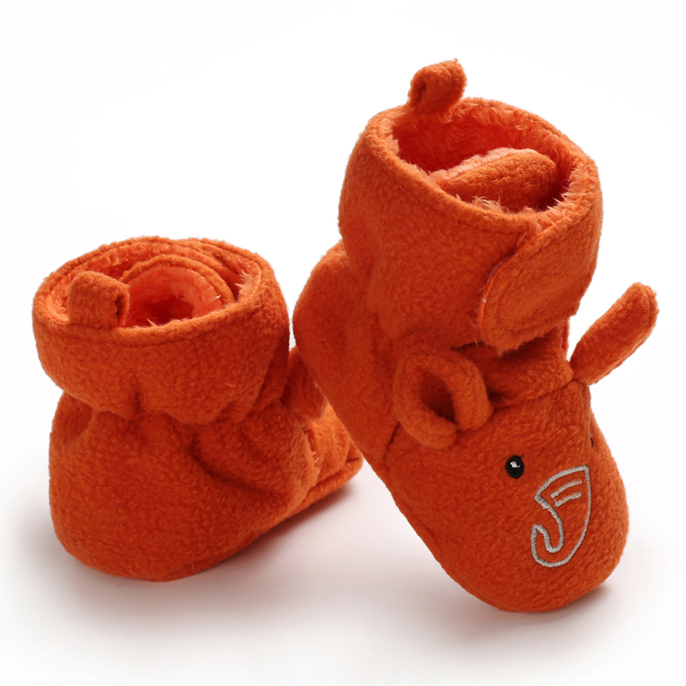 Lovely Cute animal Cotton fabric winter warm socks booties baby cartoon shoes