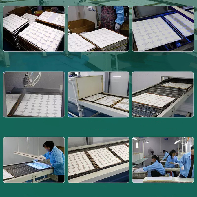 3'' Sublimation Ceramic Blanks Christmas Ceramic Pendant For Sublimation Printing