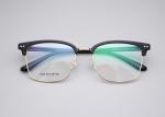 Custom Logo Printing Full-rim Metal Browline Glasses Frame 3538