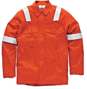 Quality Big And Tall Welding Flame Resistant Clothing Orange Color High Vis wholesale