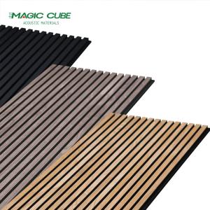 Quality Office Black Acupanel Acoustic Wood Panel Recycled Acoustic Pet Felt Panels wholesale
